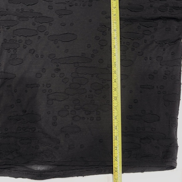 Rock & Republic Top Women XL Black Distressed Y2K Streetwear Punk Goth Grunge - Picture 8 of 8